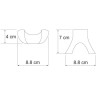 Крючок двойной WASSERKRAFT BERKEL К-6823D K-6823D